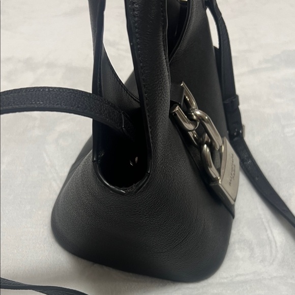 Balenciaga Black Mini Bag with Silver Lock - Picture 4 of 6